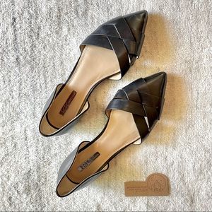 BCBGeneration Pointed Toe Leather Flats